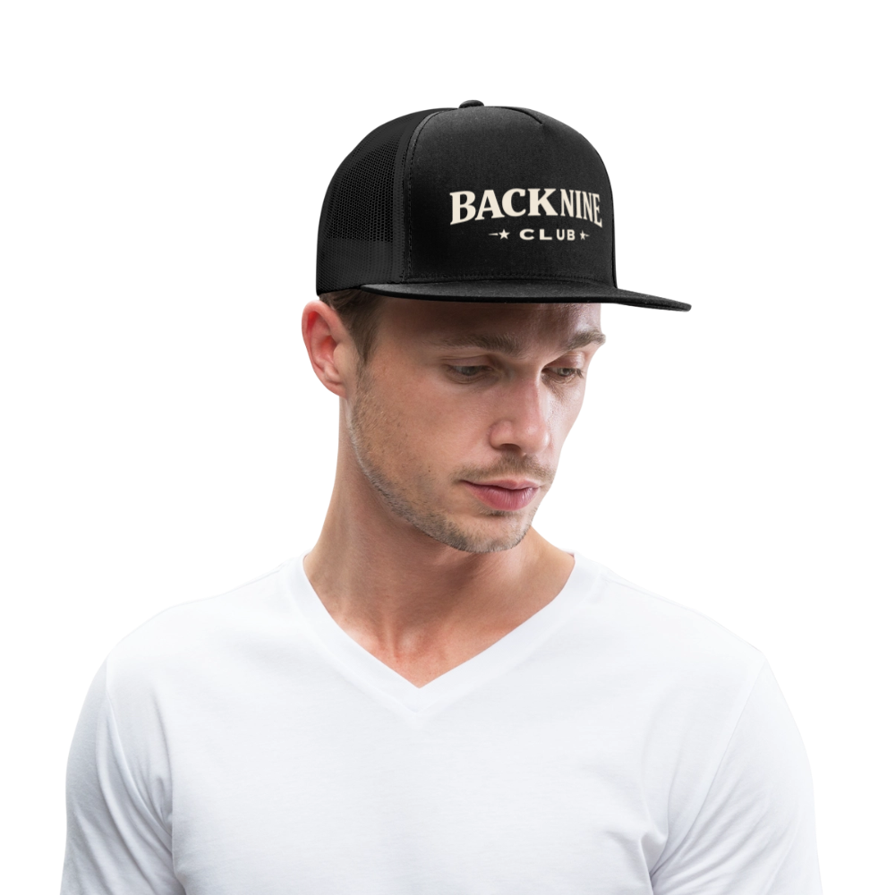 BACK NINE Trucker Cap - black/black